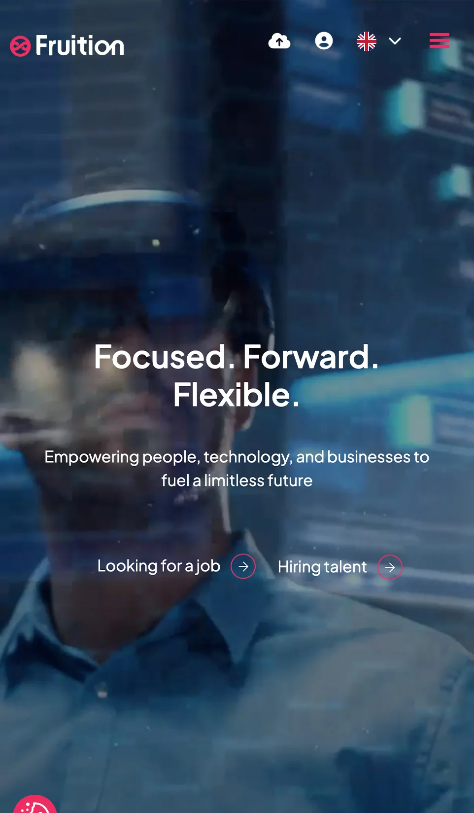 Recruitment website example built with Recflow