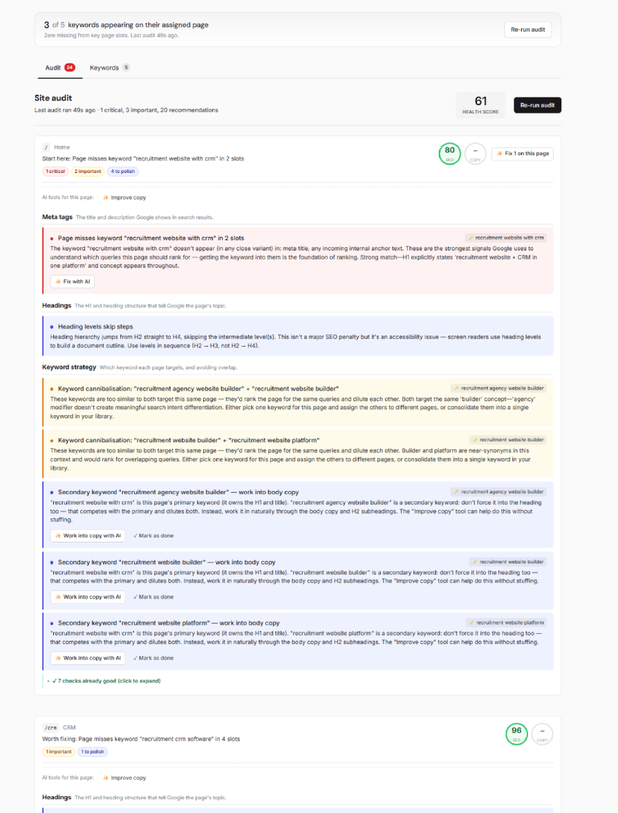 SEO audit